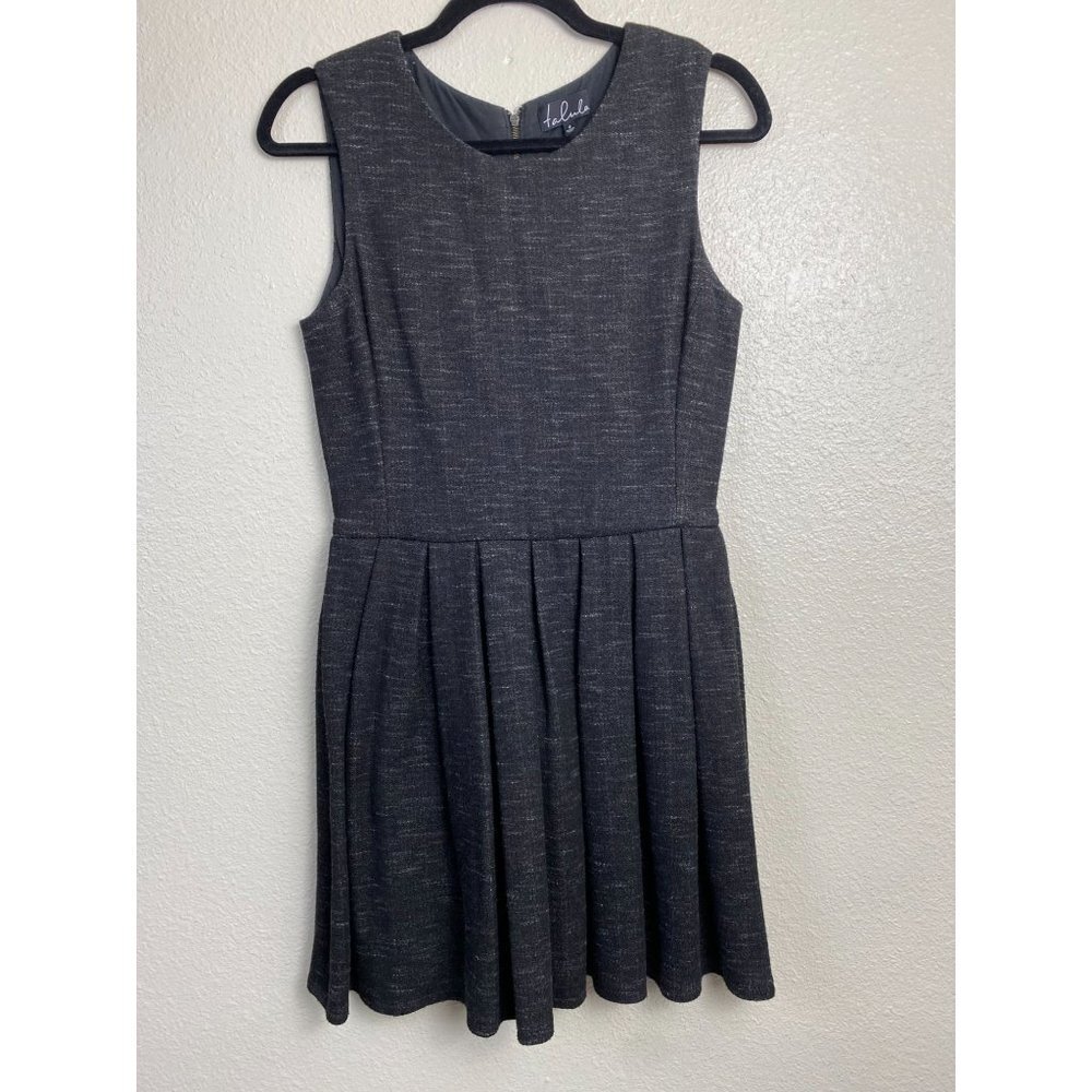 Aritzia‎ Talula Skater Dress Womens size 4 Charcoal Gray Event Party Cocktail